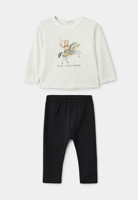 Комплект из лонгслива и брюк