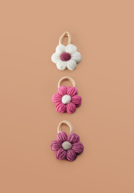 Комплект из трех резинок для волос