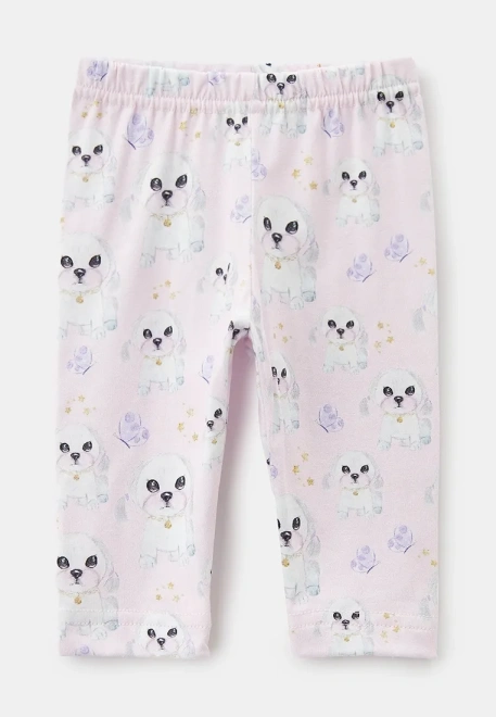 Леггинсы для малышей с принтом собачки
