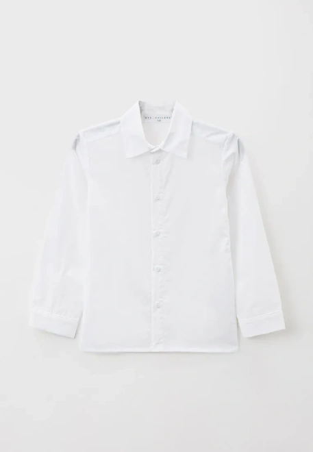 Рубашка из белого хлопка на пуговицах