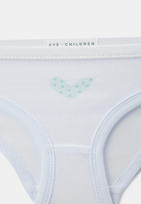 Комплект нижнего белья из двух штук в белом цвете