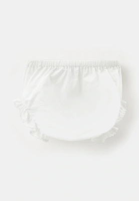 Комплект для крещения из платья, панталон и двух чепчиков