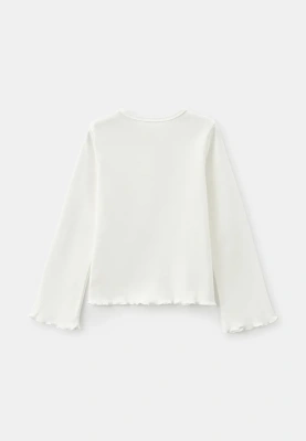 Пижама бежевого цвета с принтом для девочек