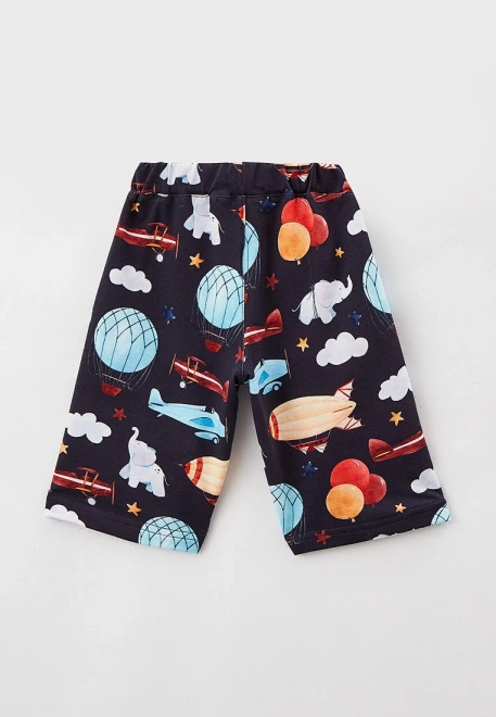 Костюм для мальчика с шортами и свитшотом