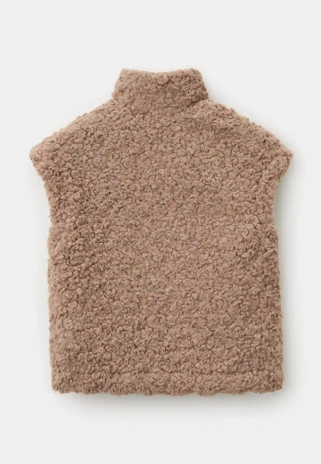 Жилет Балу из искусственного меха в светло-коричневом цвете