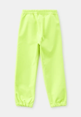Брюки неоново-желтые из водонепроницаемой ткани 