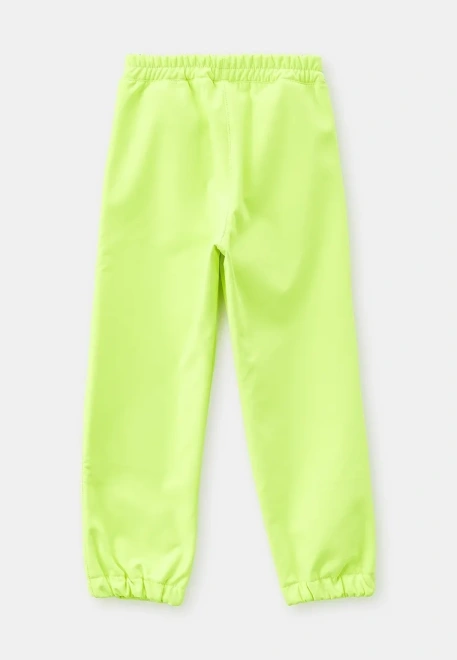 Брюки неоново-желтые из водонепроницаемой ткани 
