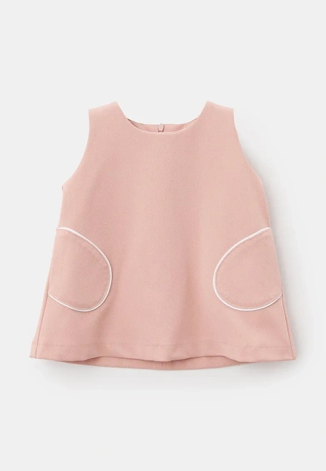 Платье в серо-розовом цвете для малышей