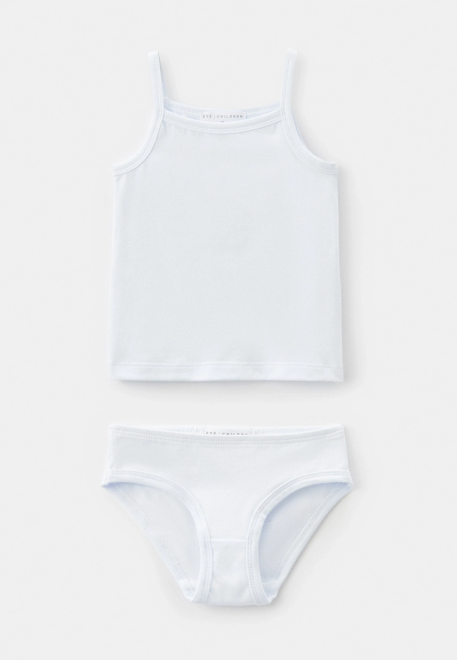 Комплект из майки и нижнего белья в белом цвете