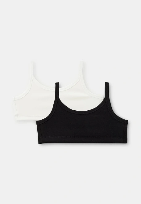 Комплект из двух топов с тонкими лямками 