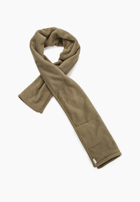 Шарф из флиса с карманом