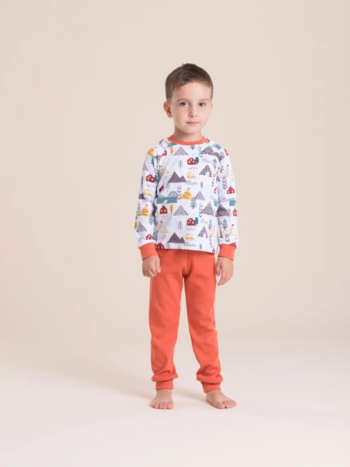 Пижама из хлопка с брюками 