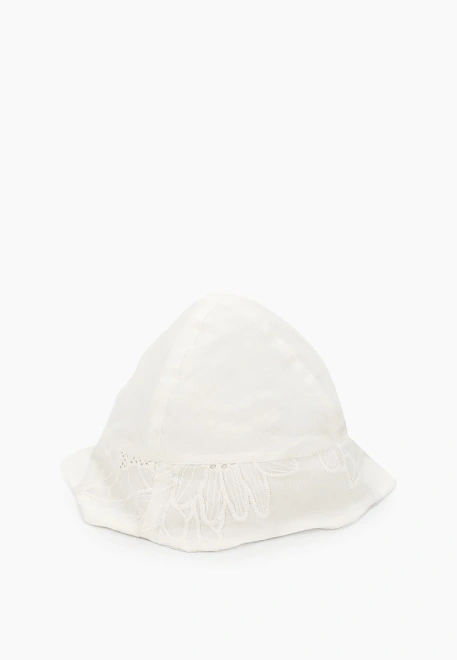 Панама для малышки из тонкого хлопка 