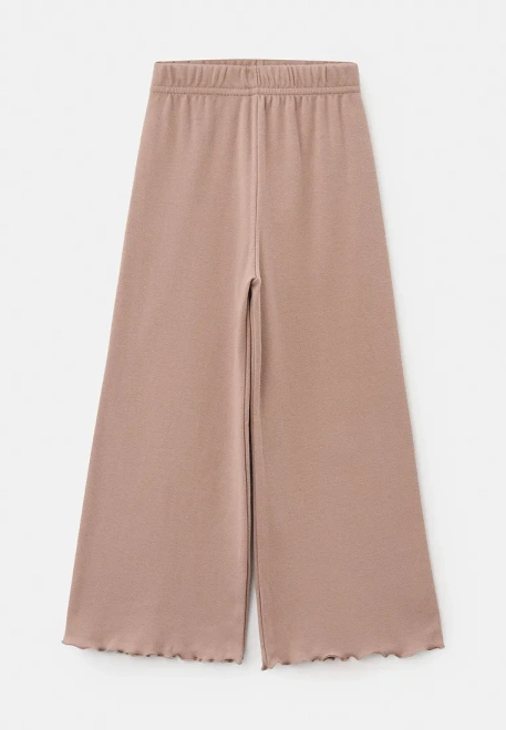 Пижама с принтом в темно-бежевом цвете для девочек