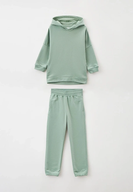 Костюм спортивный из плотного футера с велюр эффектом