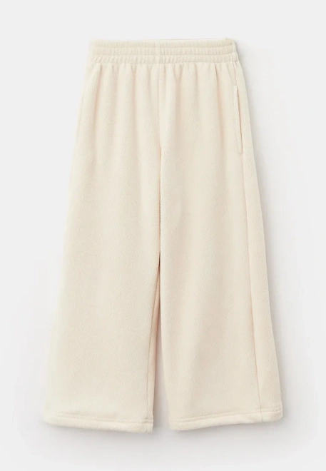 Костюм Скутер из флиса для девочек в молочном цвете