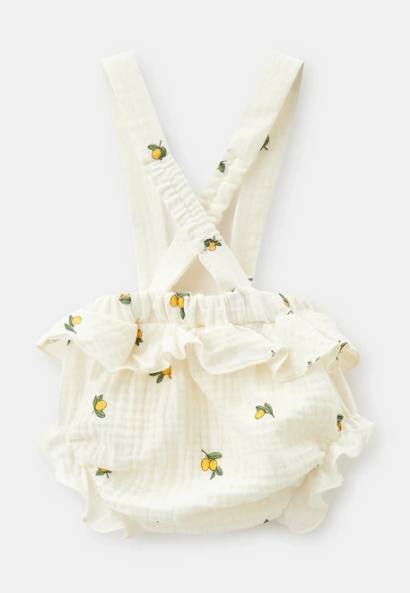 Панталоны из муслина с абрикосовым принтом