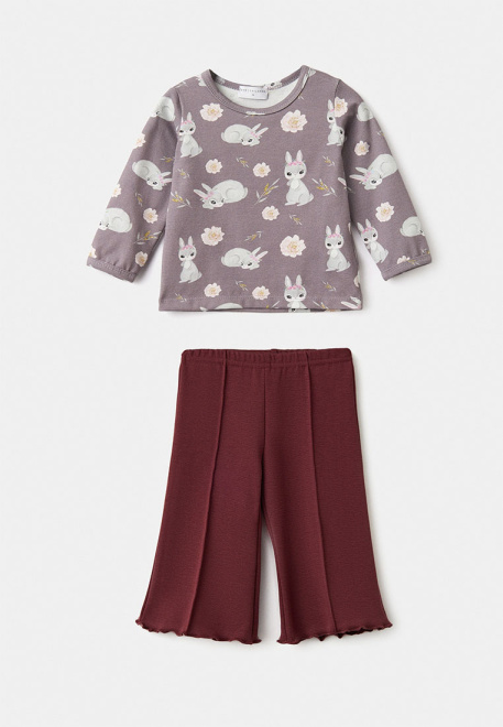 Комплект из лонгслива и брюк