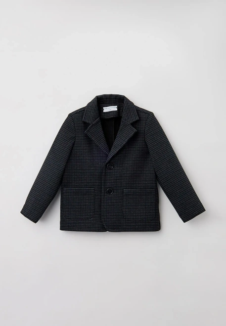 Пиджак с английским воротником из неопрена