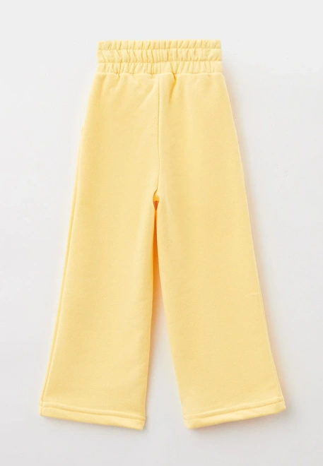 Костюм из свитшота с воротником с оборками и широкими брюками