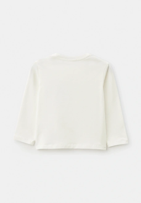 Лонгслив Джаспер в молочном и голубом цвете