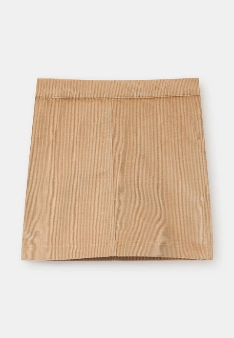 Юбка мини для девочки из вельвета