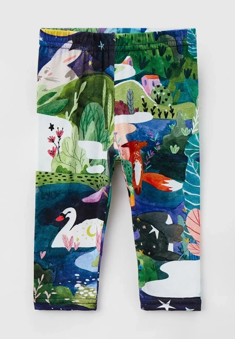 Леггинсы для малышей со сказочным рисунком 