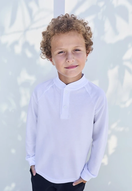 Лонгслив из ткани Лакоста