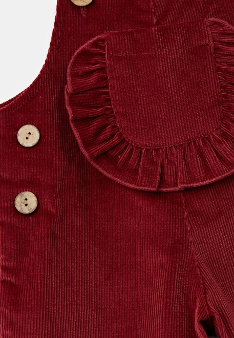 Комбинезон для малышей из вельвета на пуговицах