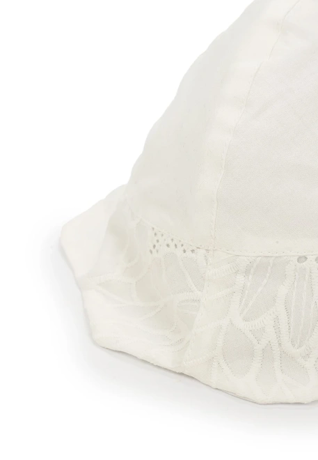 Панама для малышки из тонкого хлопка 