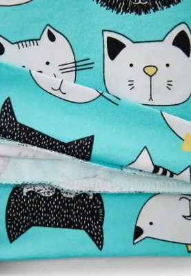 Толстовка Голливуд с капюшоном в бирюзовом цвете