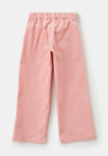 Брюки Корд без заднего кармана в персиковом цвете