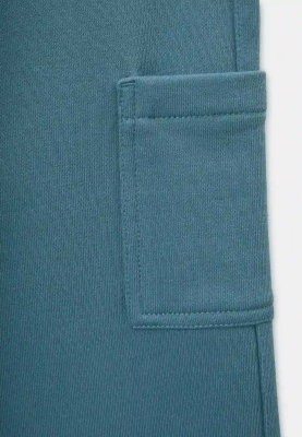 Брюки Алан из трехнитки в серо-синем цвете