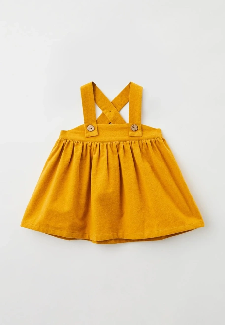 Сарафан из теплого хлопка на двух пуговицах