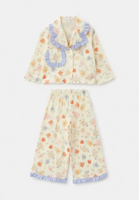 Пижама Йоджи из муслина в молочном цвете