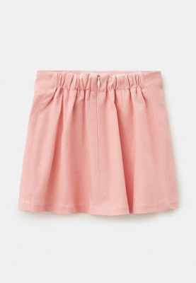 Юбка Дафни из котона в персиковом цвете