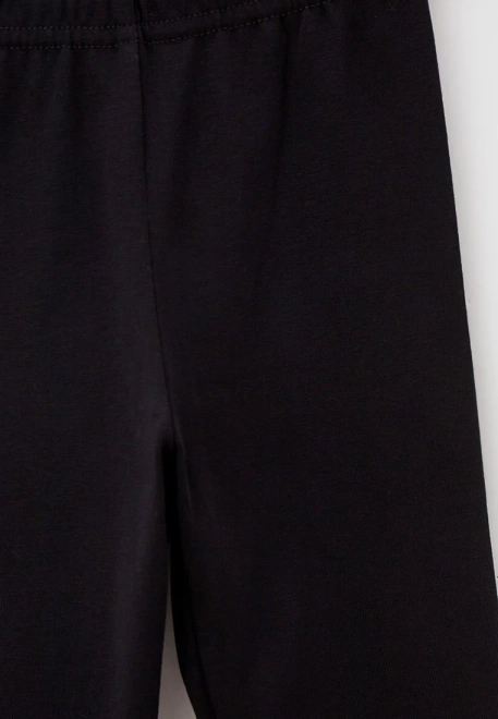 Леггинсы базовые  в черном цвете