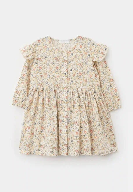 Платье Эсмеральда из хлопка в белом цвете Платье Эсмеральда из хлопка в белом цвете