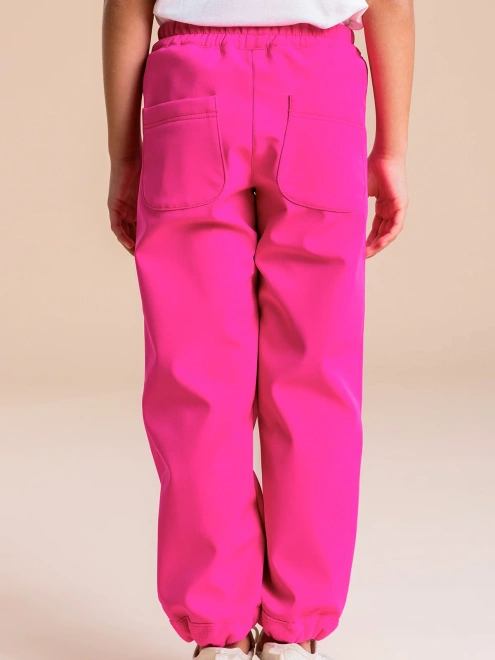 Брюки из водонепроницаемой ткани в цвете фуксия