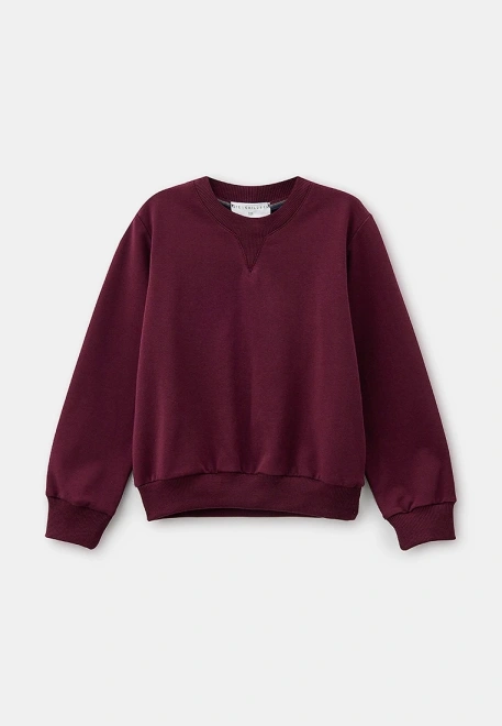 Свитшот бордового цвета