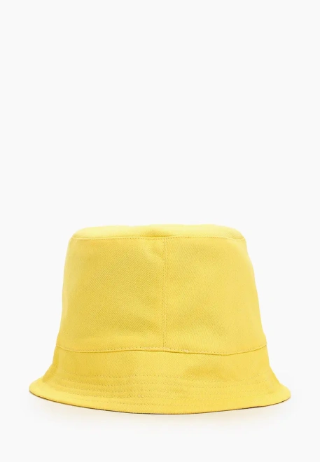 Панама из денима желтая