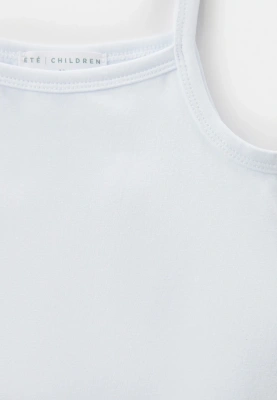 Комплект из майки и нижнего белья в белом цвете