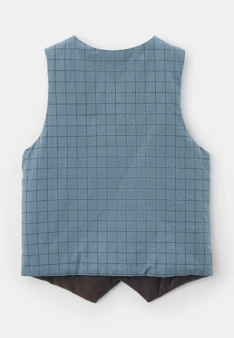 Жилет из хлопка в клеточку