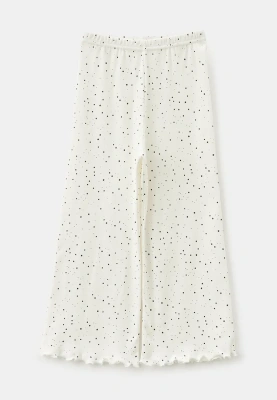 Пижама для девочек молочного цвета