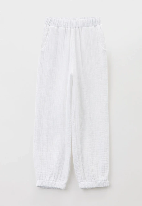 Брюки для малышей на резинках из муслина