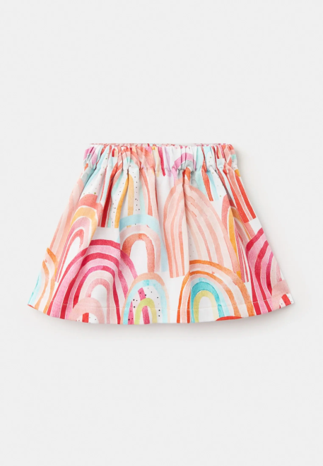 Юбка Агнесс из двунитки в розовом цвете