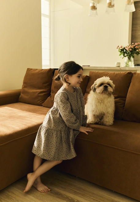 Платье из теплого хлопка с принтом вишенки и пуговицами по всей спинке 