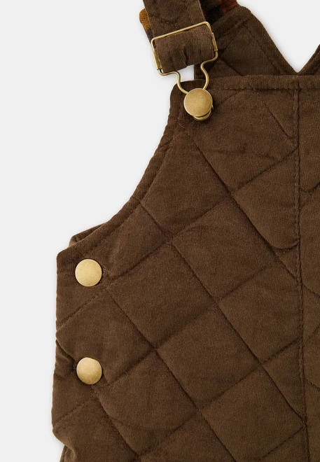 Комбинезон из вельвета в коричневом цвете
