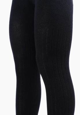 Колготки для девочек в темно-синем цвете
