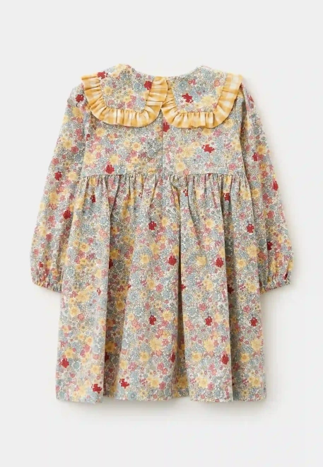 Платье Мона из хлопка в белом цвете